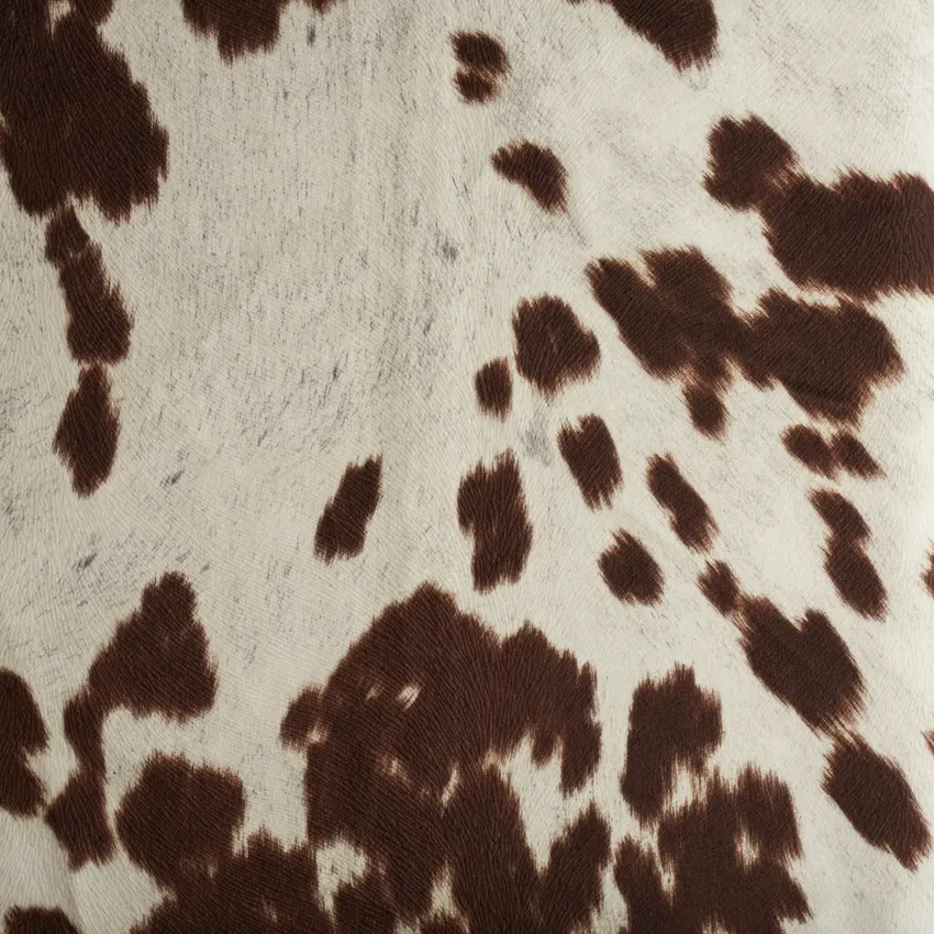 Milk White Print Velvet Upholstery Fabric by the Yard